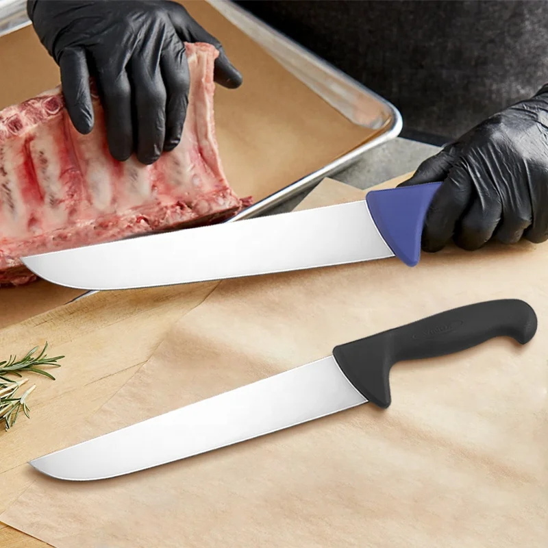 carving knife 10 inch 50CR15Mov stainless steel  chef butcher  knife  german steel PP handle kitchen meat cutting knife