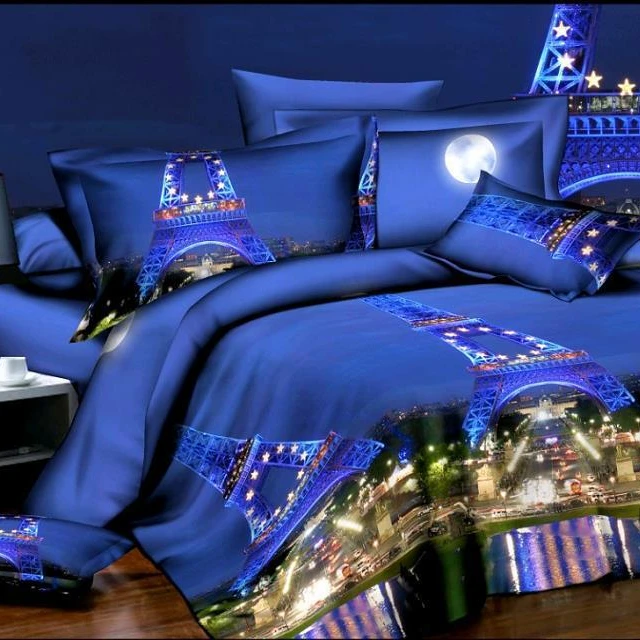 100% Cotton Feather Printed Bedding Set,Luxury Wedding Bedding,Bedding Set