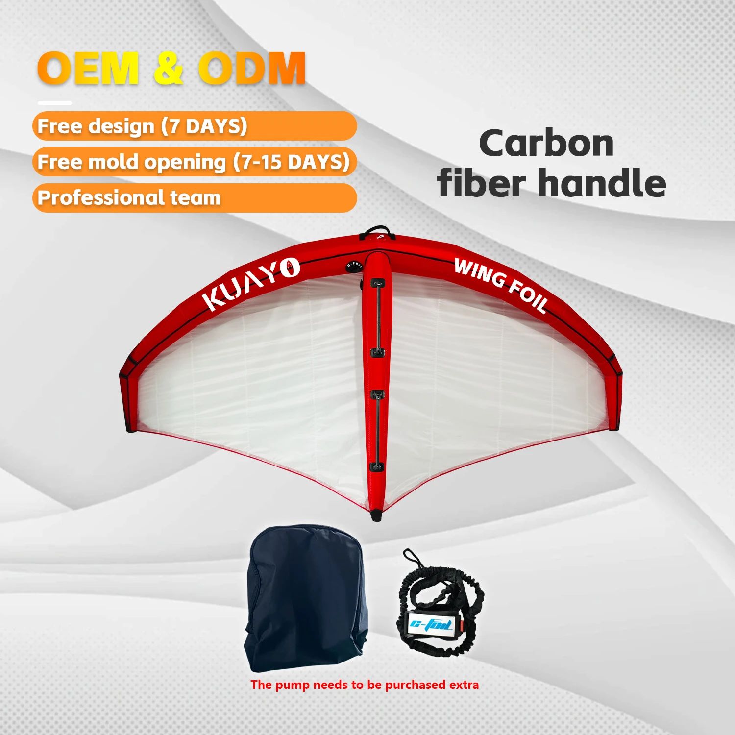 Customized Superfeild Hydrofoil Set Inflatable Surf Wing Foil for Kitesurfing Surf Kites for Enhanced Surfing Experience