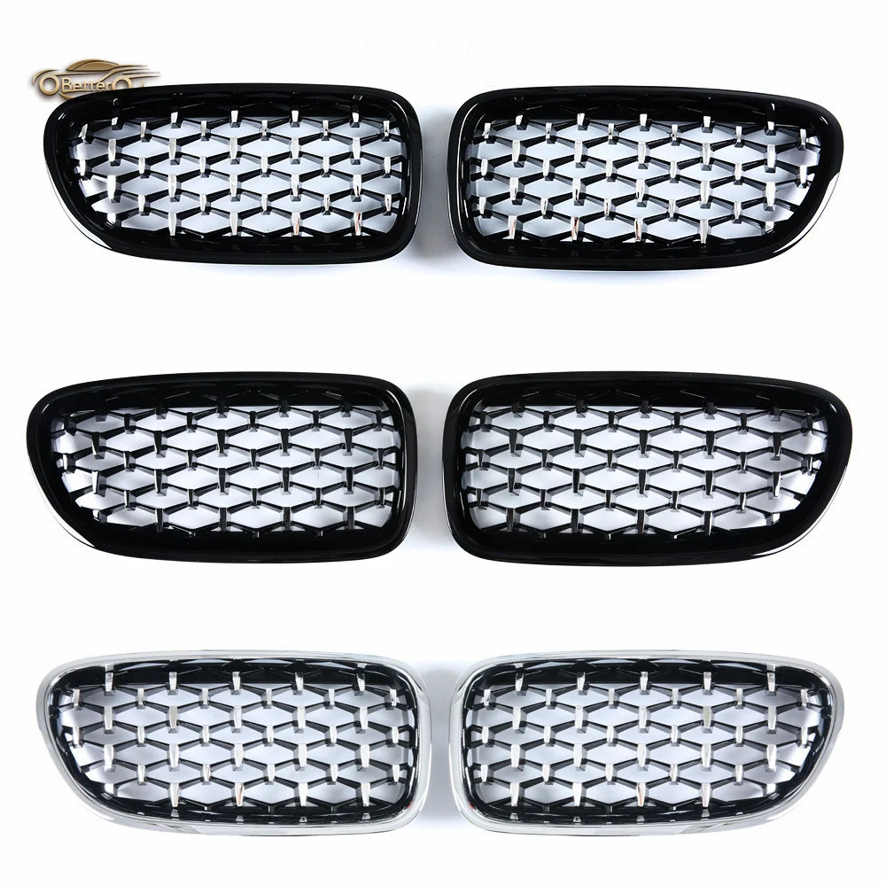 BETTER Factory Price Front Bumper Diamond Meteor Grille for BMW 5 Series F10 F18 2011-2017
