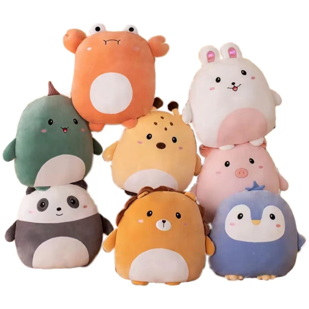Factory cheap wholesale Kawaii Soft plush pillows stuffed animal toys for home