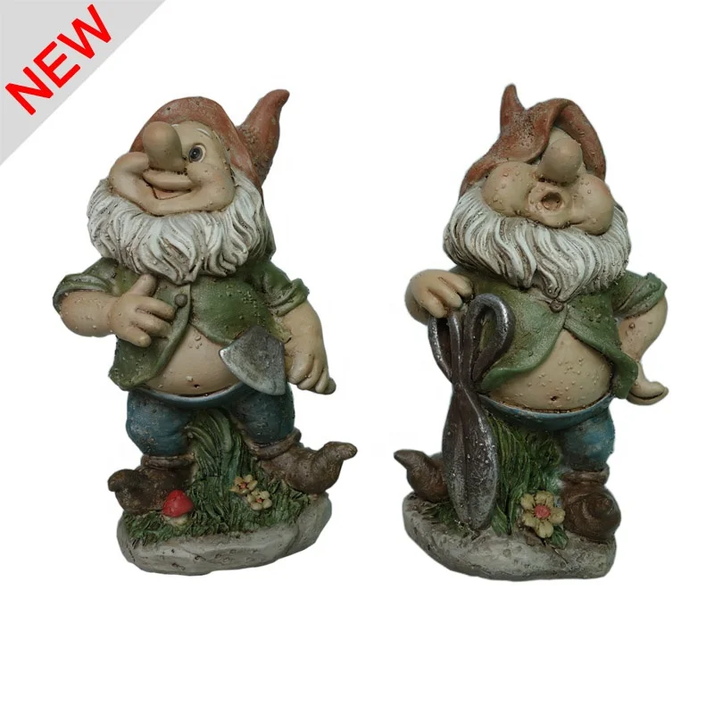 Наружные украшения из смолы 6,89 дюйма, гномы для сада на заказ