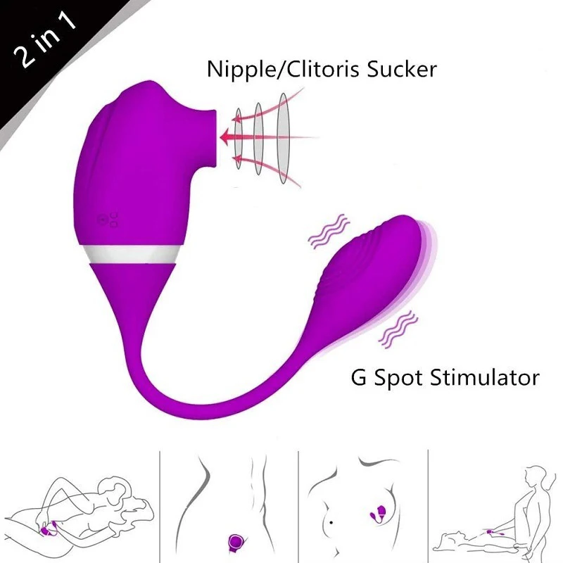 Female Sucker Vibrating Egg Massage Vibrator Fun Vibrating Egg Adult Products Masturbator for Female