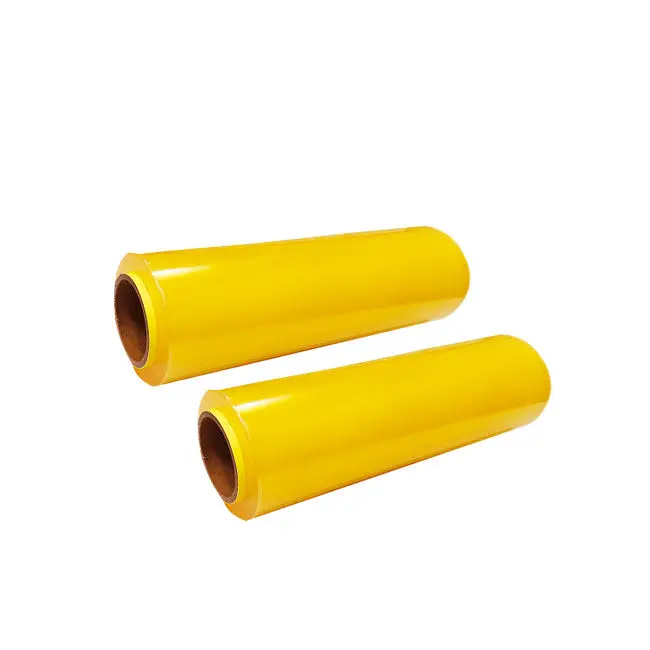 pvc food cling film extended wrap pe stretch film 17 micron 23 micron for meat mushroom