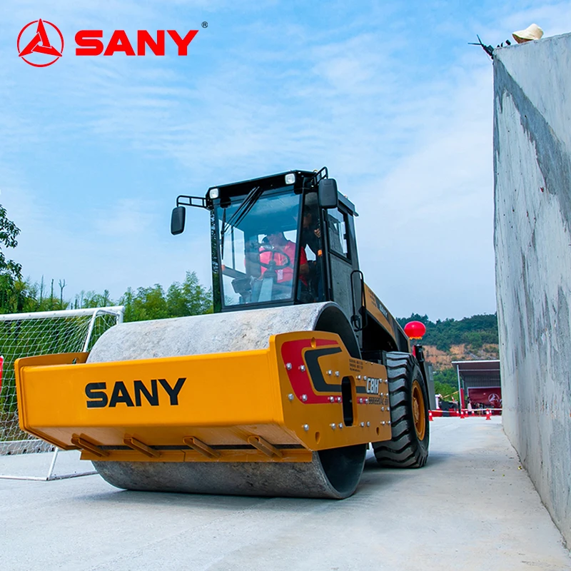SANY SSR80 SSR100C-10 SSR120C-10 single steel smooth drum vibrating roller