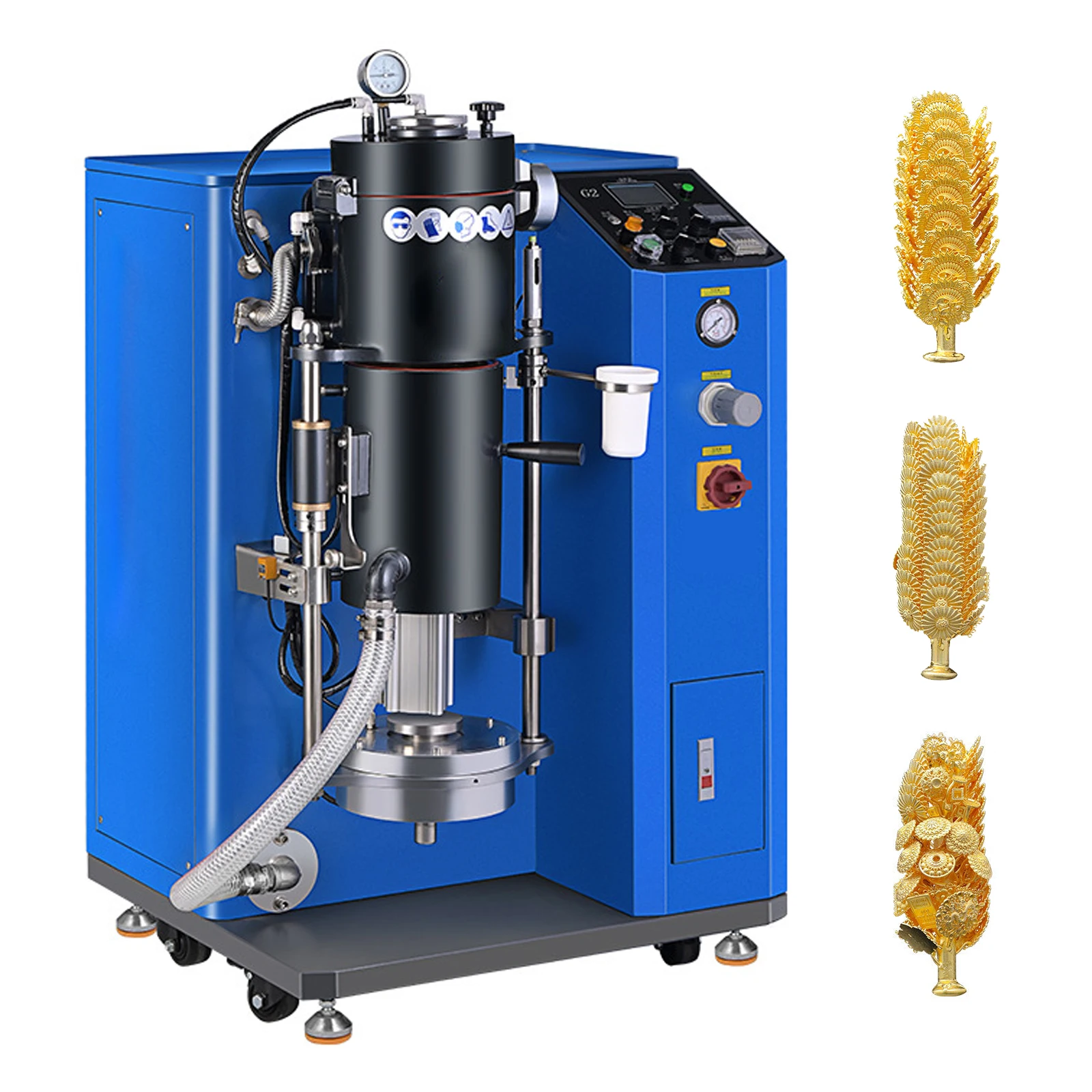rotating centrifugal metal gold silver vacuum casting machine for jewelry