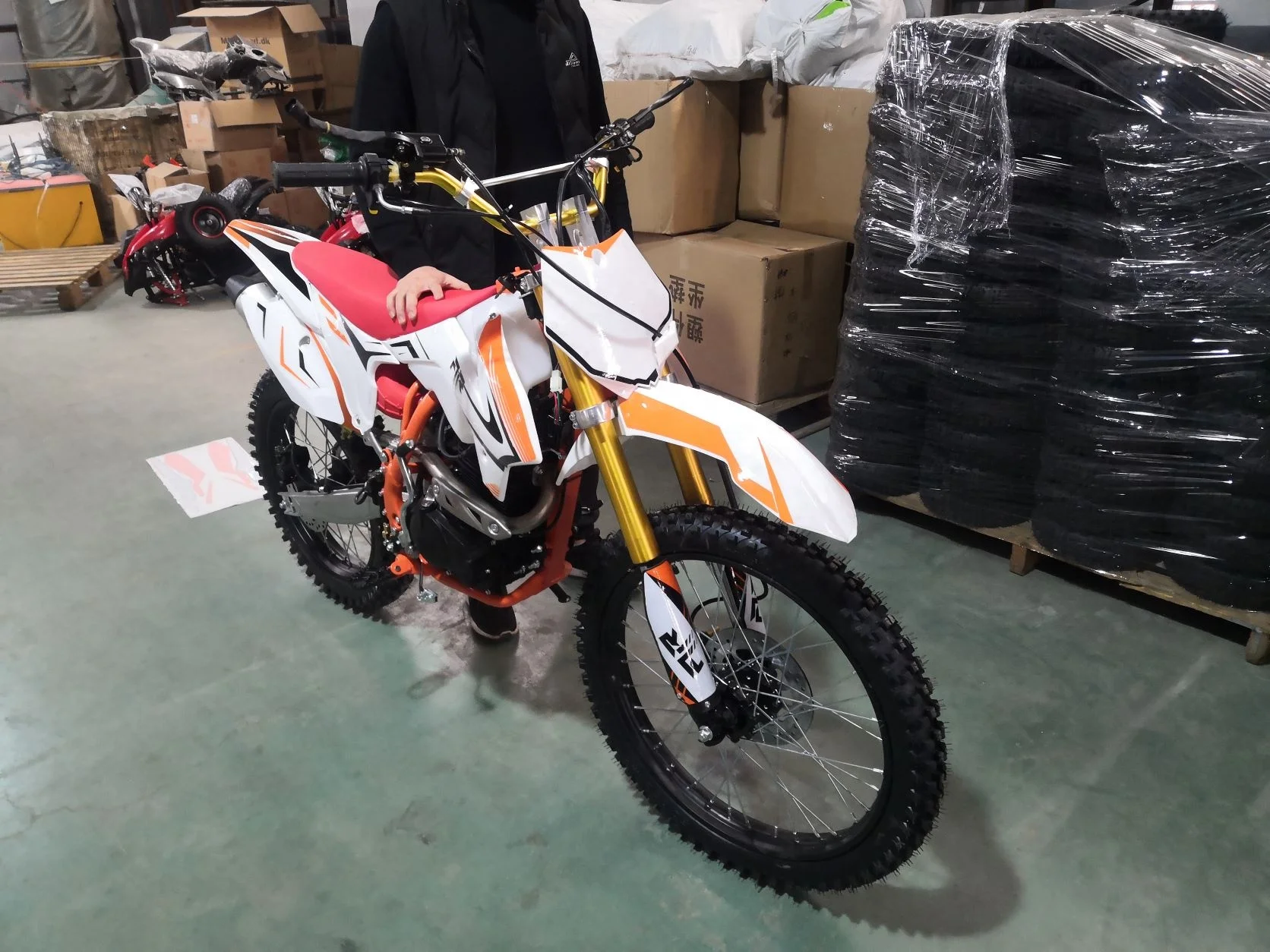 2021 Motocross New Cheap 4-Stroke 150cc 200cc 250cc Dirt Bike For Adult With CE