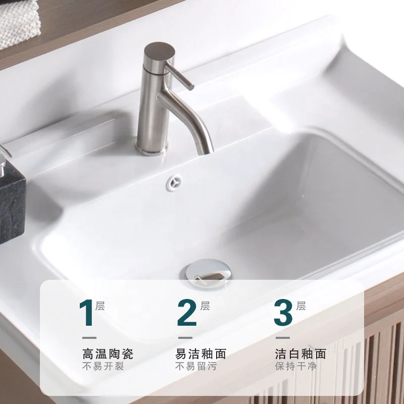 professional  manufacturer bathroom vanity with carbon fiber material in foshan city