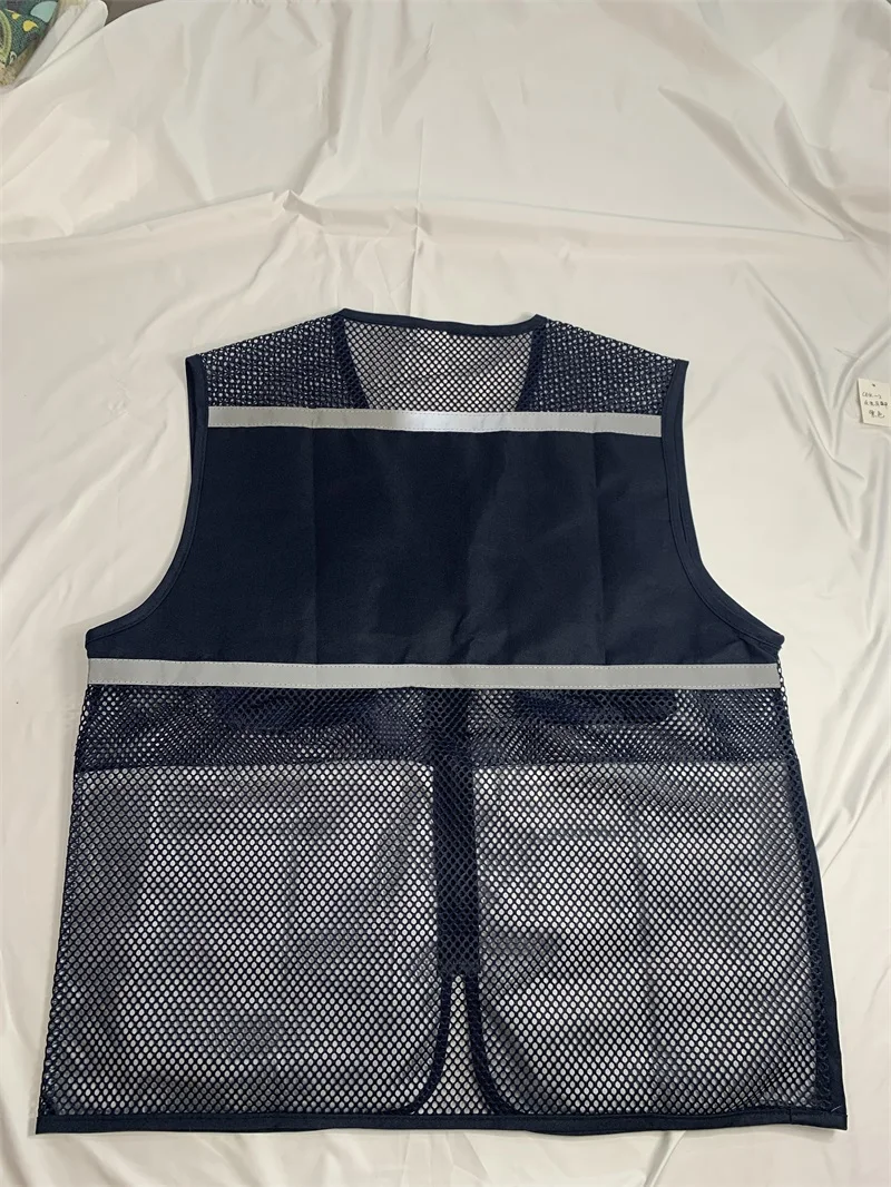 Reflective Vest Riding Vest Reflective Clothing Work Wear High Visibility Jacket work vest with pockets