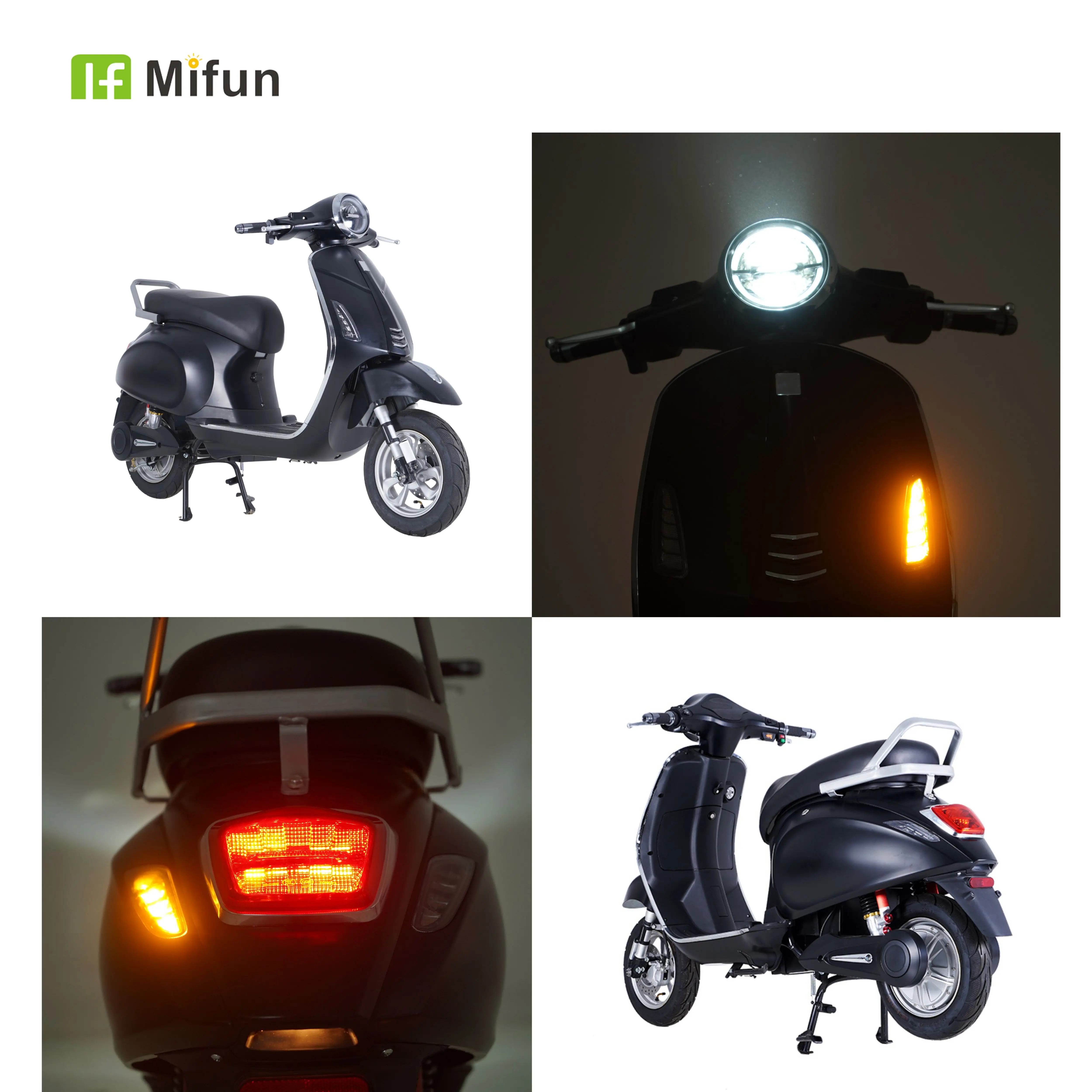 Mifun Wholesale China 60V 20AH City Electric Motorcycles Motorbike Scooter Moped For Adults