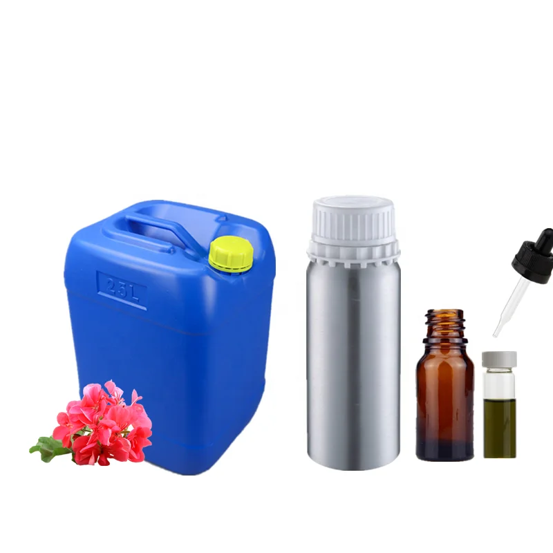 
Aromatherapy Rose Geraniun Oil 100% Pure Facial Essential Oil Body Spa Massage Oil Factory Bulk 