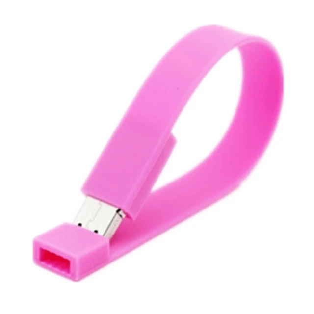 Silicone 10 color pendrive 4G 8G 16G 32G 64G Usb 2.0 3.0 personalized logos promo gift flash drive Pendrive usb bracelet