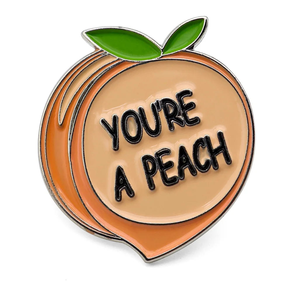 Custom Bulk Promotional Food And Fruit Style Collar Decoration Enamel Lapel Pin