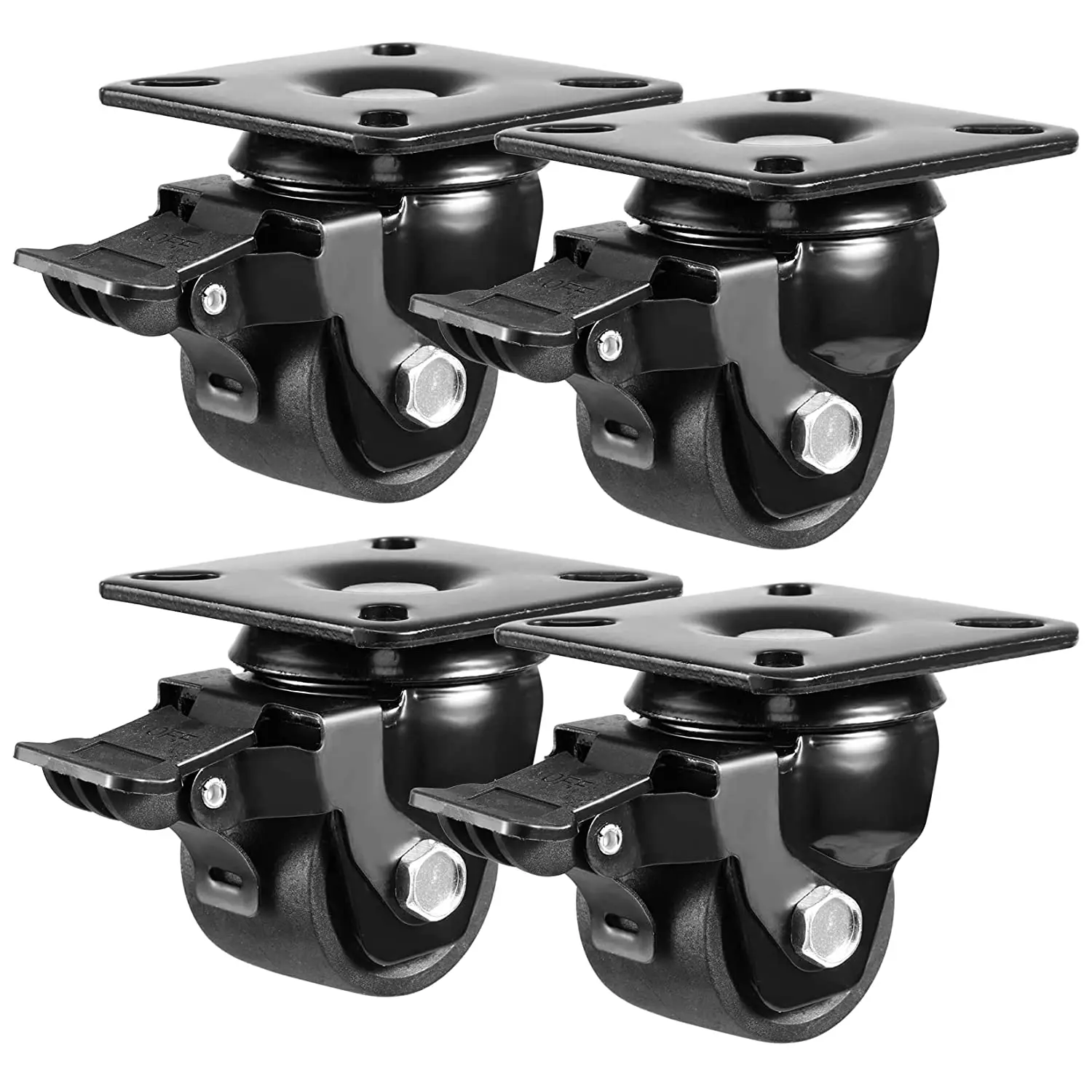 3 Inch Nylon Wheels High Load Capacity Wear Resistant Wholesale Low Profile Casters Wheels swivel caster wheel