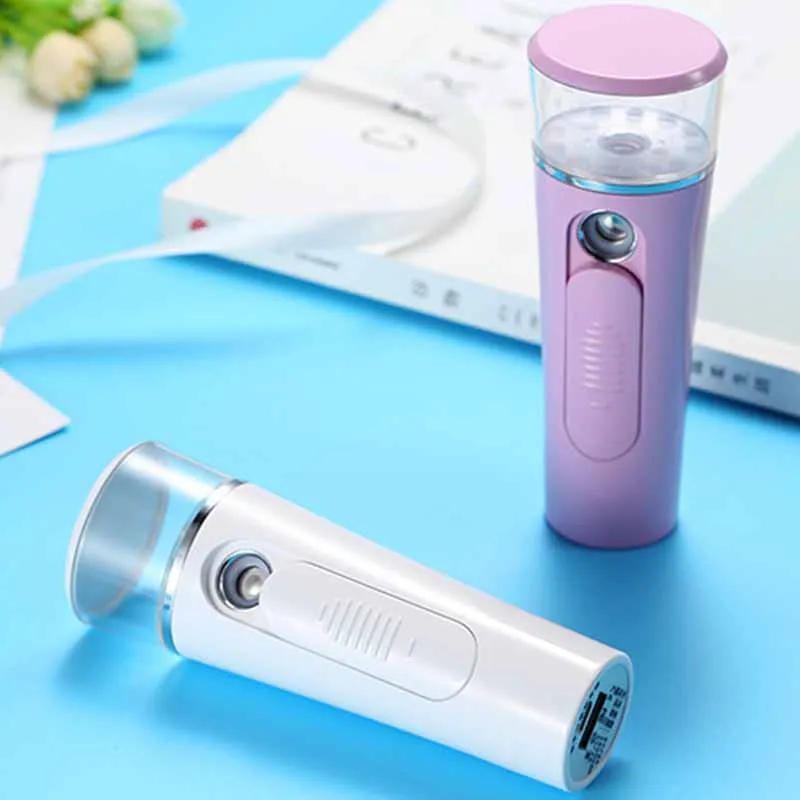 Handheld Mini Beauty Skincare Facial Steamer Mini Plastic Spray Water Replenishment Instrument Portable Facial Humidifier Spray