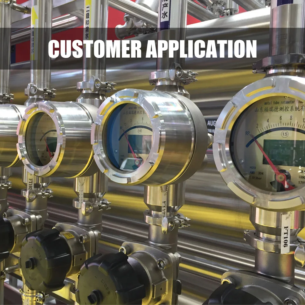 Mechanical indicator Local display metal tube float rotameters flow meters