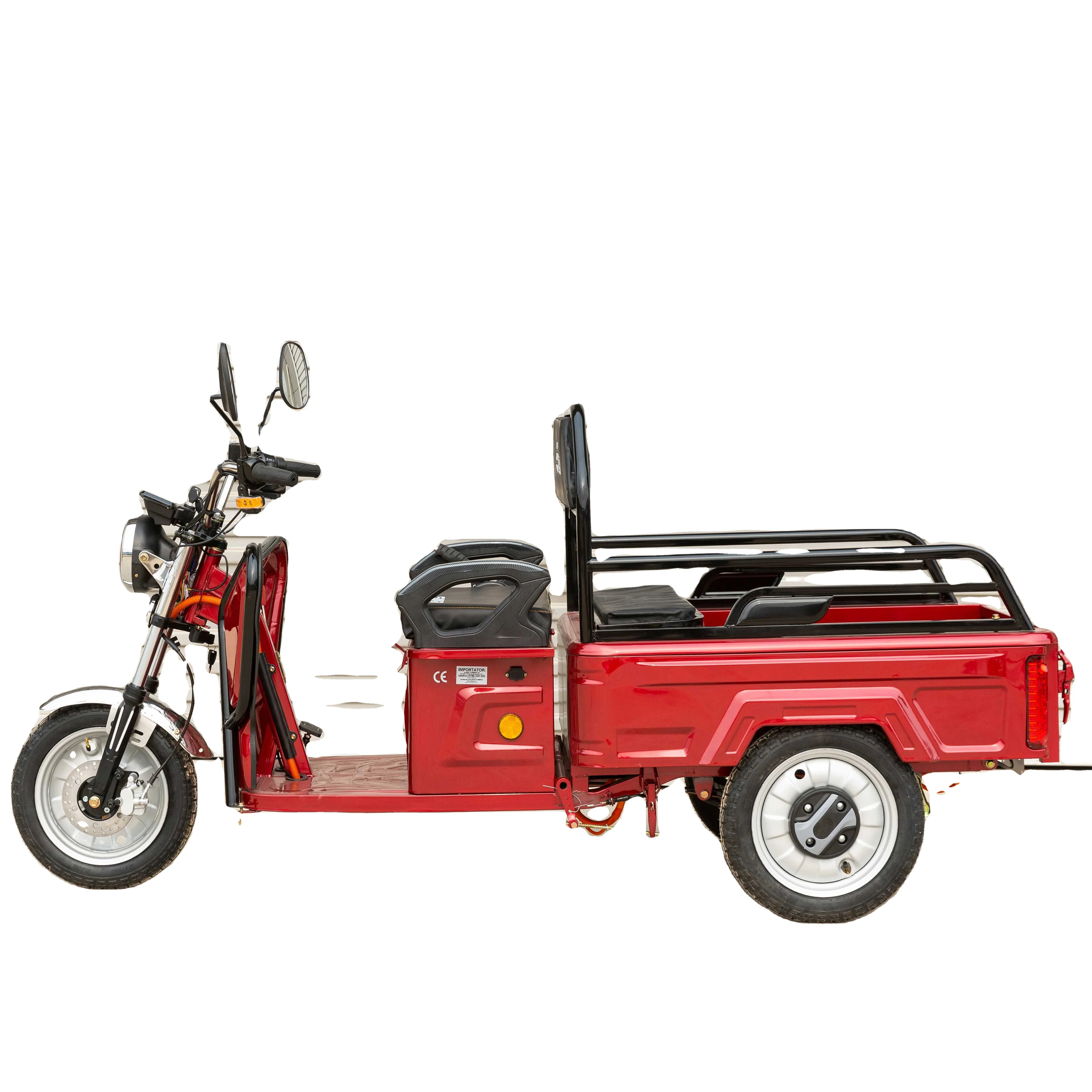 High quality cargo tricycle 2000w 3000w 72v three wheels electric scooter adults electric tricycle cargo eec coc