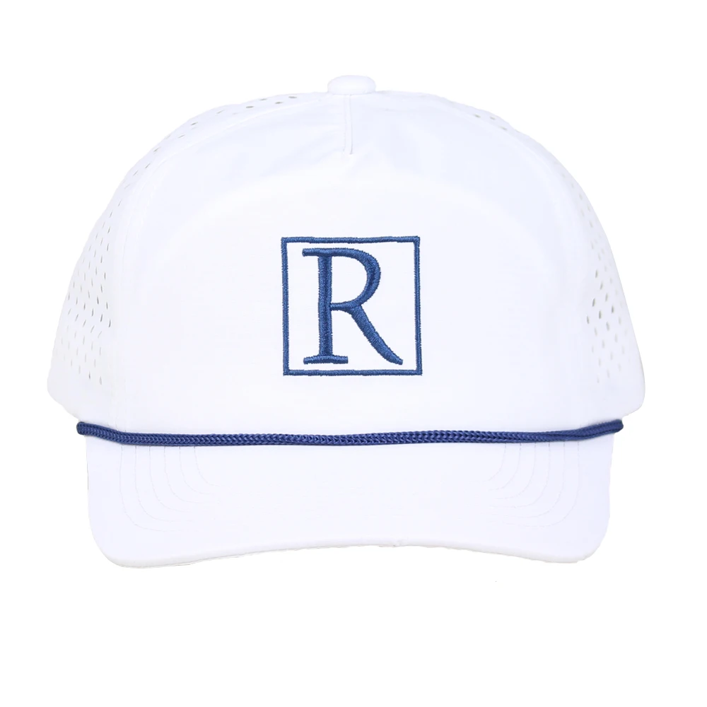 Custom 5 Panel High Quality Men White Quick Dry Embroidery Logo Curved Brim Sport Baseball Cap,Adult Polyester Rope Dad Hat