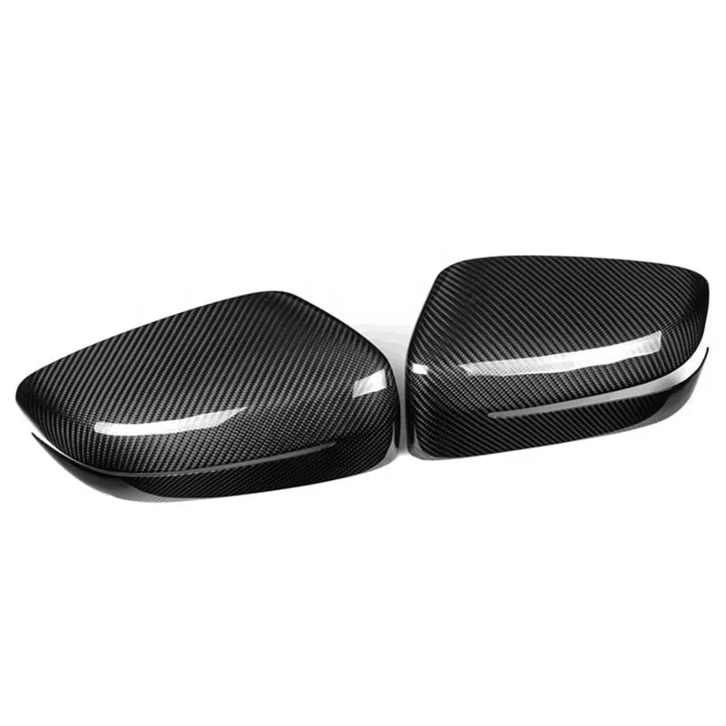 3K Glossy Twill Carbon Fiber Mirror Covers Caps Car Mirror Outside Shell