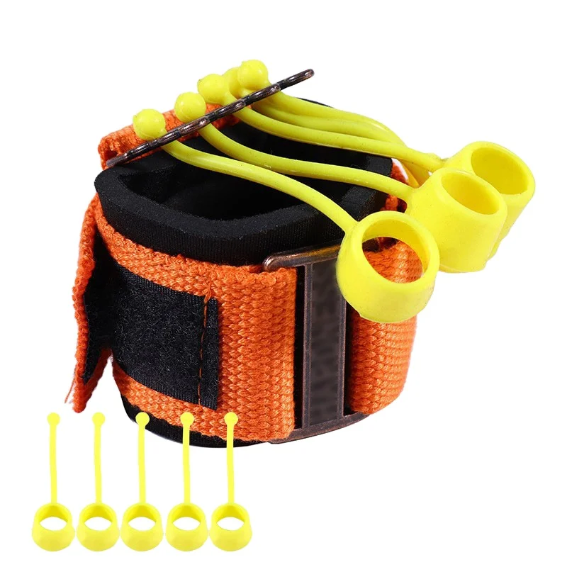 Finger Exercise Hand Grips Force Strength Trainer Extension Training Device With Resistance Band