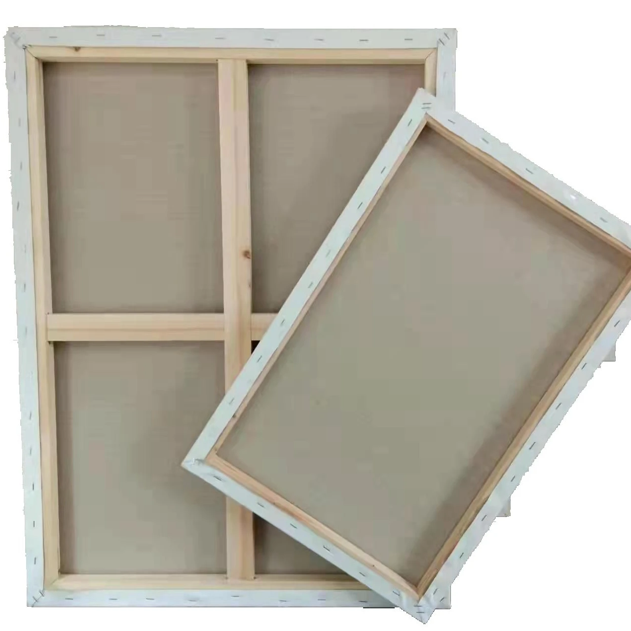 Горячая распродажа оптовая продажа персонализированная стретч-рамка большого размера Брезентовая рамка деревянная