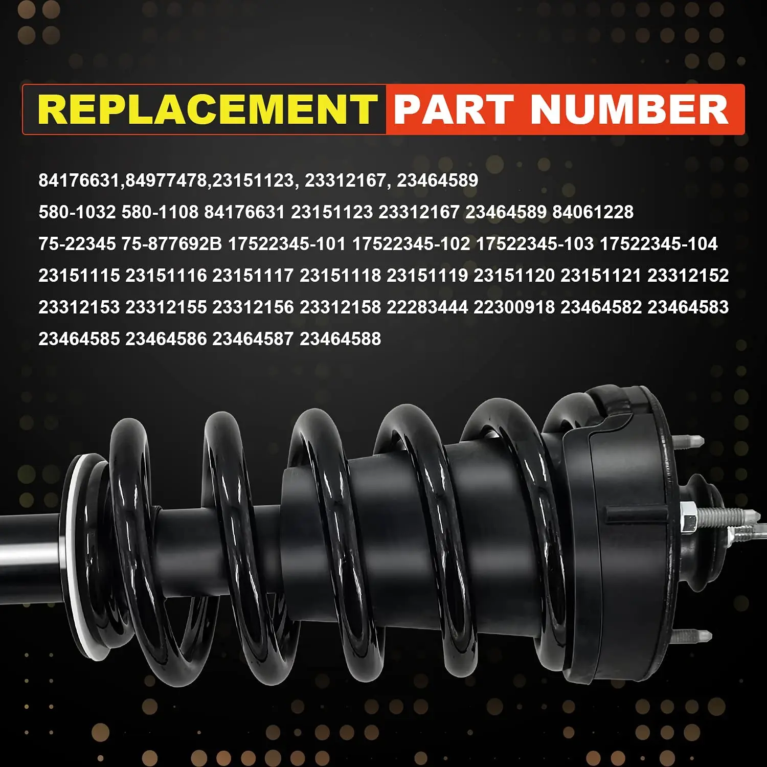 OE# 84176631 Magnetic Front Struts Shock Absorber for Cadillac Escalade Tahoe Suburban Silverado GMC Sierra 1500 Yukon