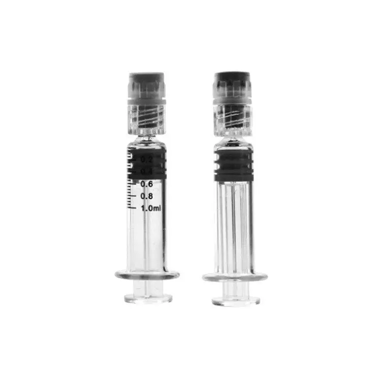  Лидер продаж одноразовый шприц luer lock CBD 1 мл пустой