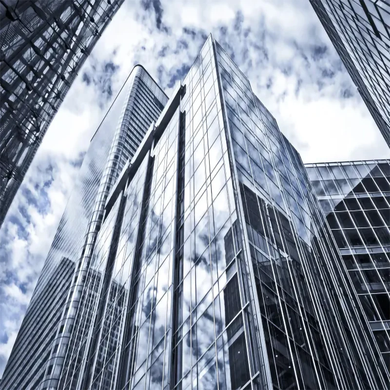 Glass Facade Building Stick System Glazed Curtain Wall Unitized Structural Glazing Curtain Wall