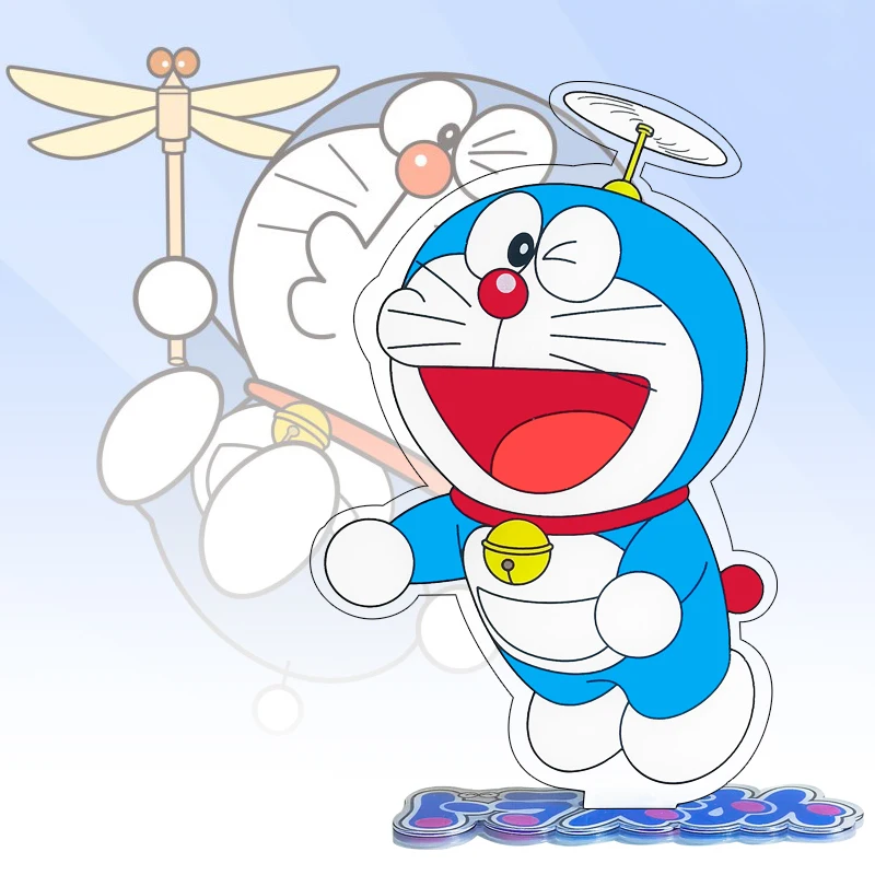 Acrylic Stand Cartoon Figure Model Desk Sign Keychain Toy Fans Birthday Christmas Gift for Kids Children Her Mom Anime Doraemon