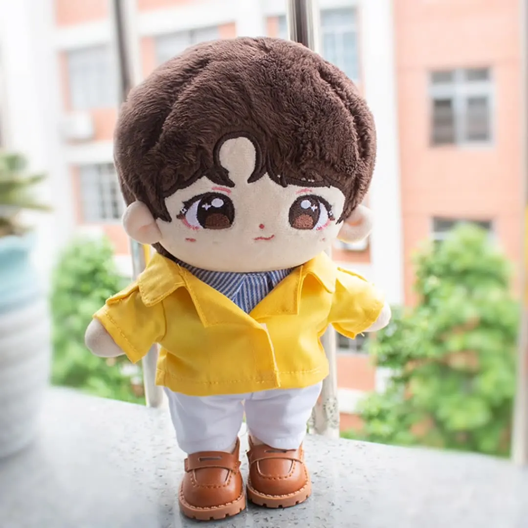 Customized from 100 sets: 20cm cotton doll clothing, fashionable Korean version suit customization