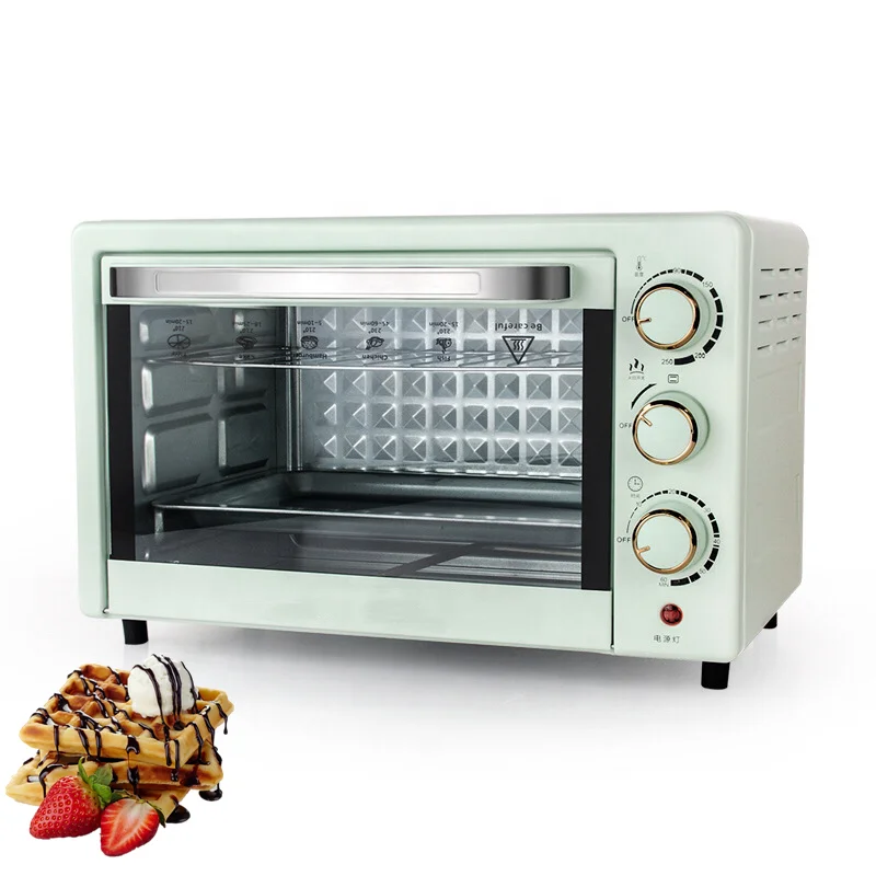 Multi-purpose Home Electric stainless steel Capacity 22L Baking Ovens automatic Breakfast Machine Toaster Oven