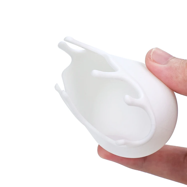 50ml Eco-friendly Clear Childproof Acrylic Jar With Colour Silicone Cover 20ml Airtight Acrylic Storage Bottle