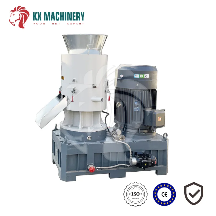 2024 new high-efficiency grass pellet making machine biomass pellet machine, equipped with reliable engine and PLC