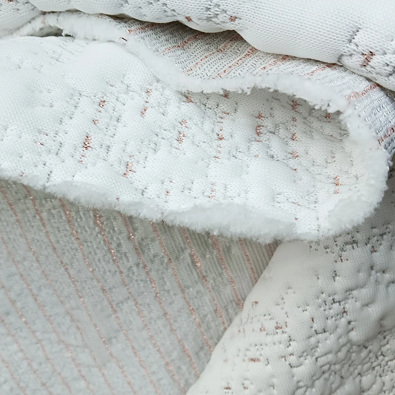 Haichun New pattern 100% Polyester Jacquard Waterproof Fabric Mattress Ticking Fabric for Pillow and Mattress Covers