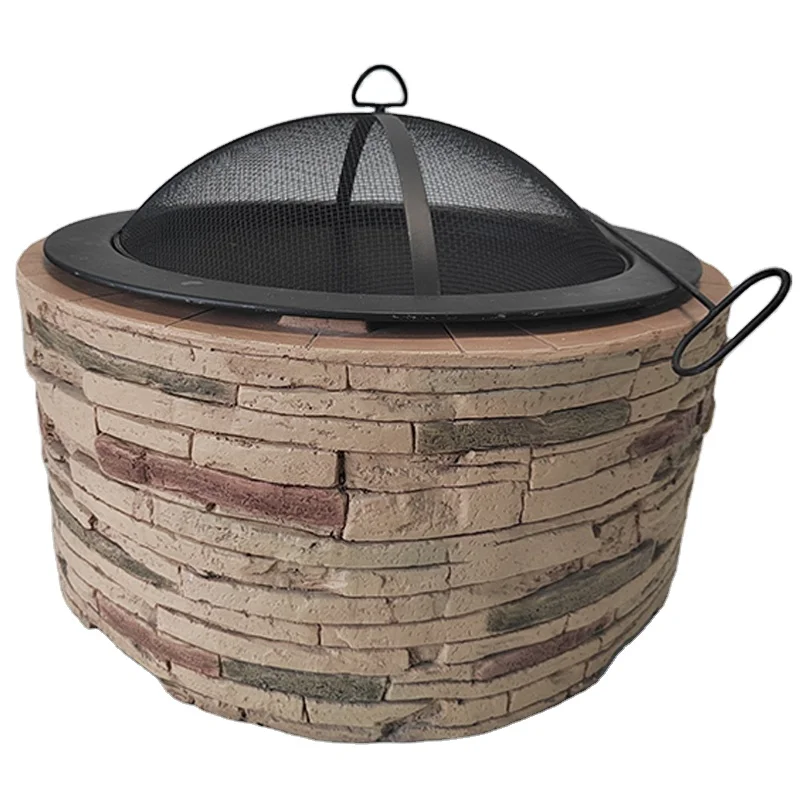 Designer Fire Pits Outdoor Fire Pit For Sale Fiber Stone Fire Pit