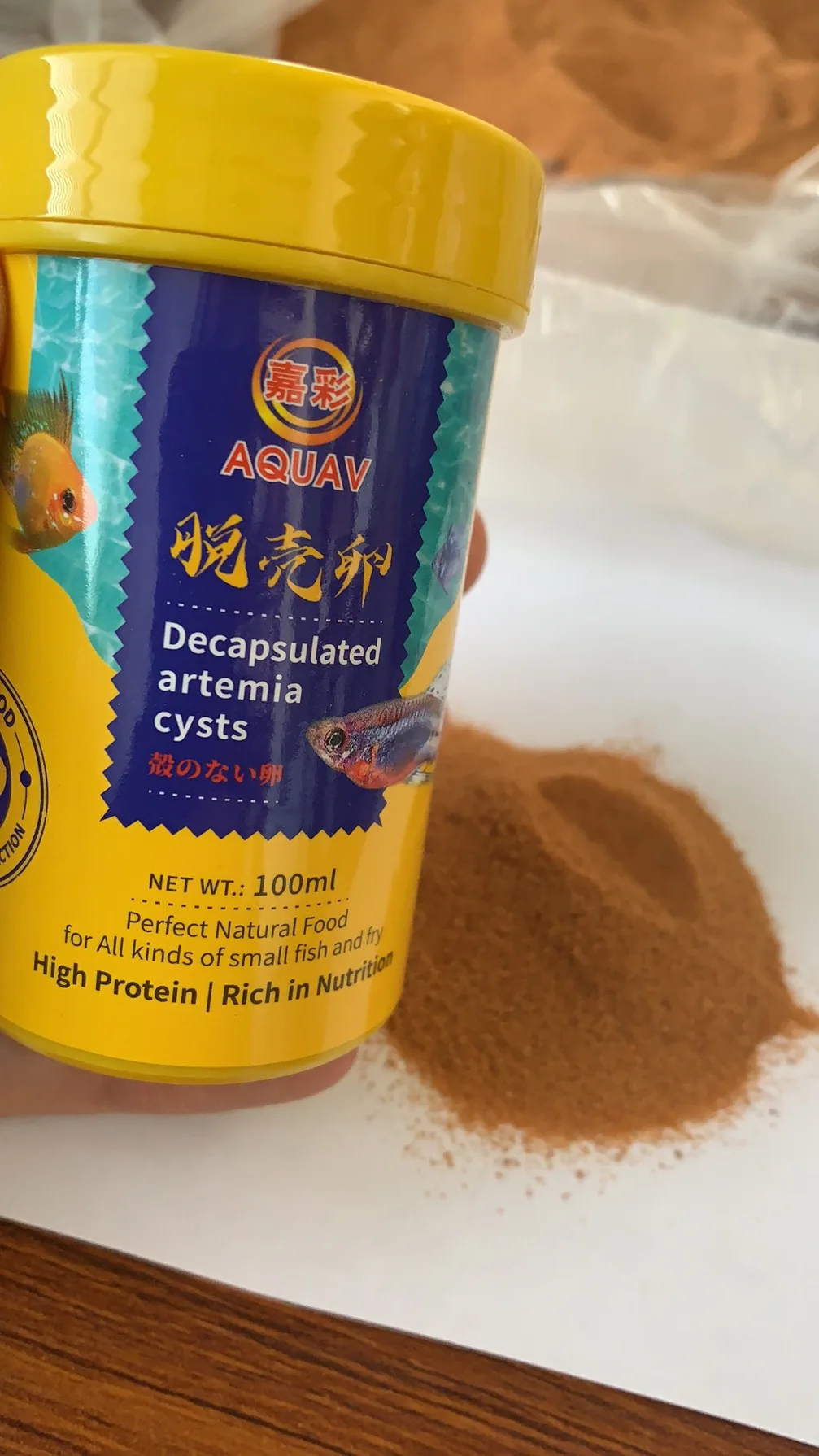 Support customized high-nutrition and high-protein decapsulated artemia cysts to promote the rapid growth of fish