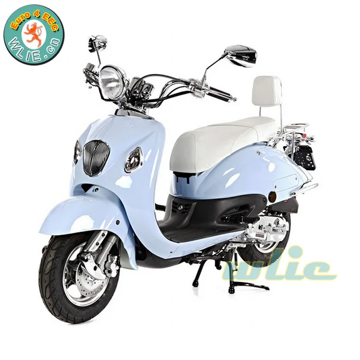  50cc EEC газовые моторные скутеры Ретро 50-3 (Евро