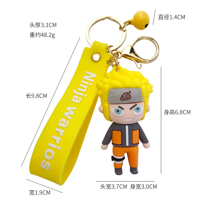 Popit Cartoon Personalized Kawaii 3d Rubber Silicone Cute Anime Keychain for Woman Girl Keychains Sets Charms