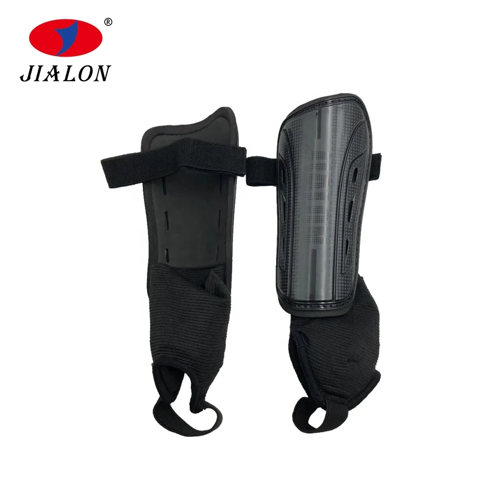 High Quality Custom Elastic Straps Soccer Football Shin Guards With Ankle Sock