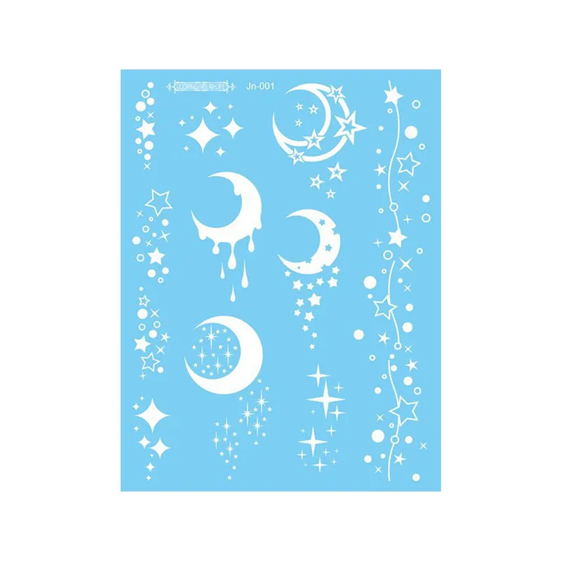New waterproof sexy white flower tattoo stickers small fresh tattoo stickers disposable wholesale
