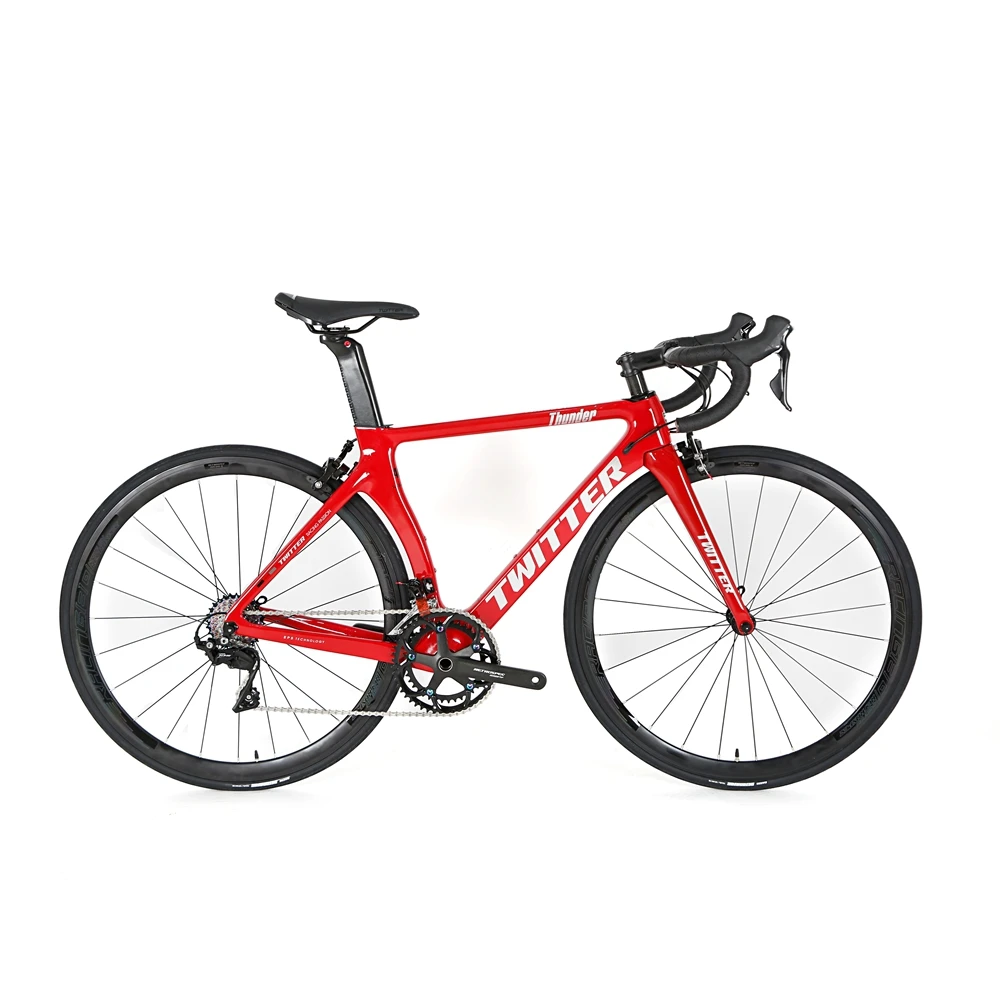 TWITTER thunder shimano R7000 105 groupset road bike 52 carbon fiber 700c road bicycle