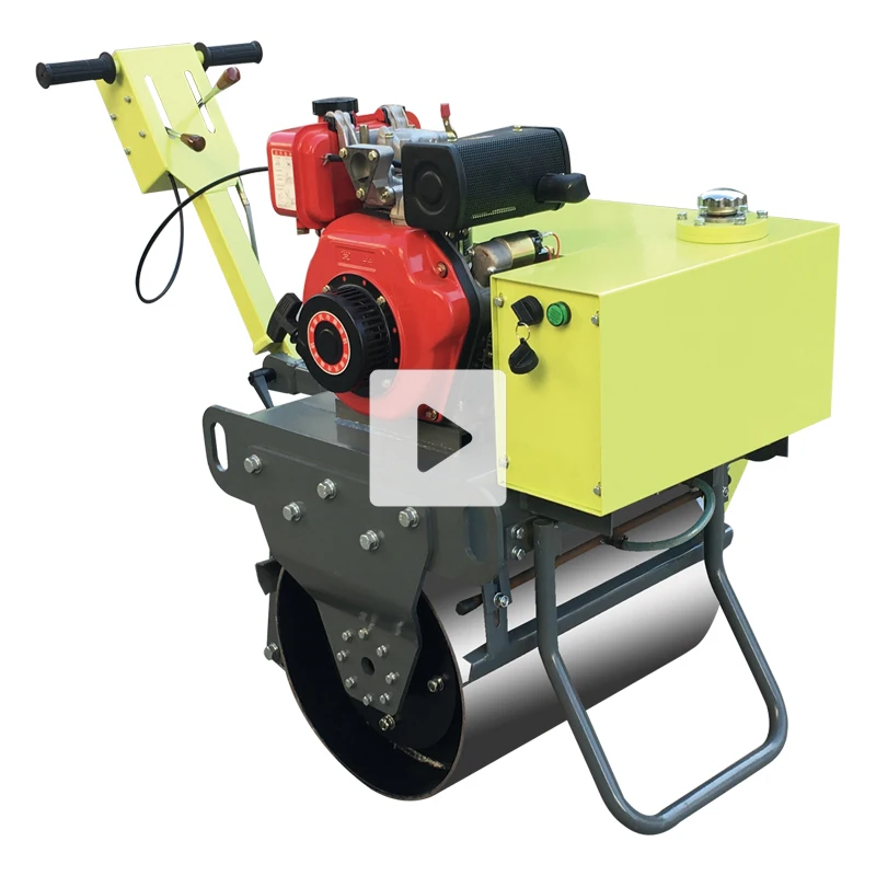 330kg 550kg 650kg 800kg hand held mini road roller compactor single double drum road roller machine