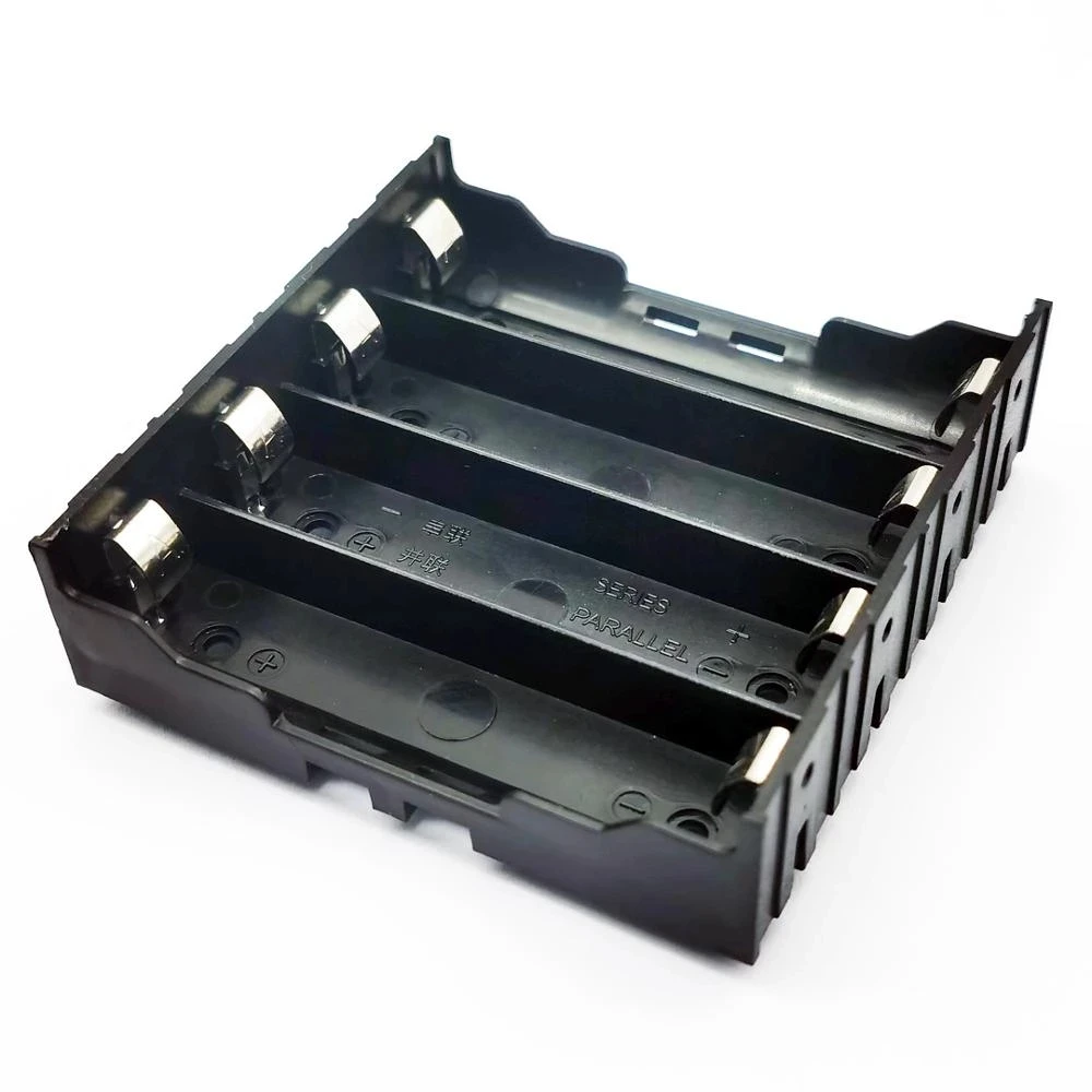 4 Solt 18650 Battery Holder With Hard Pin 3.7V Battery Case Box 4*18650 Batteries Container DIY Box