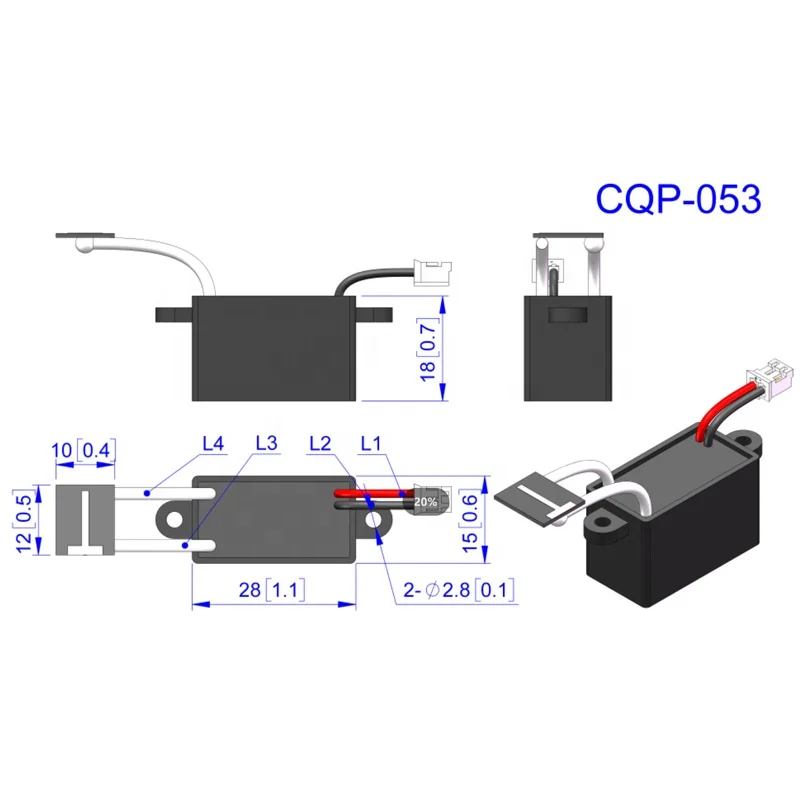 FQP-053 30mg Mini Stable Ceramic Discharge Ozone Generator for Air Sterilization