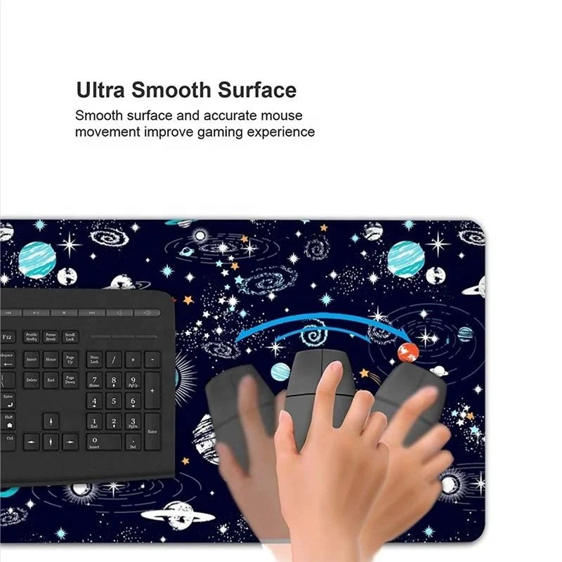 Cartoon Gaming Mouse Pad Anti-Slip Rubber Base Desktop Laptop Keyboard Pad