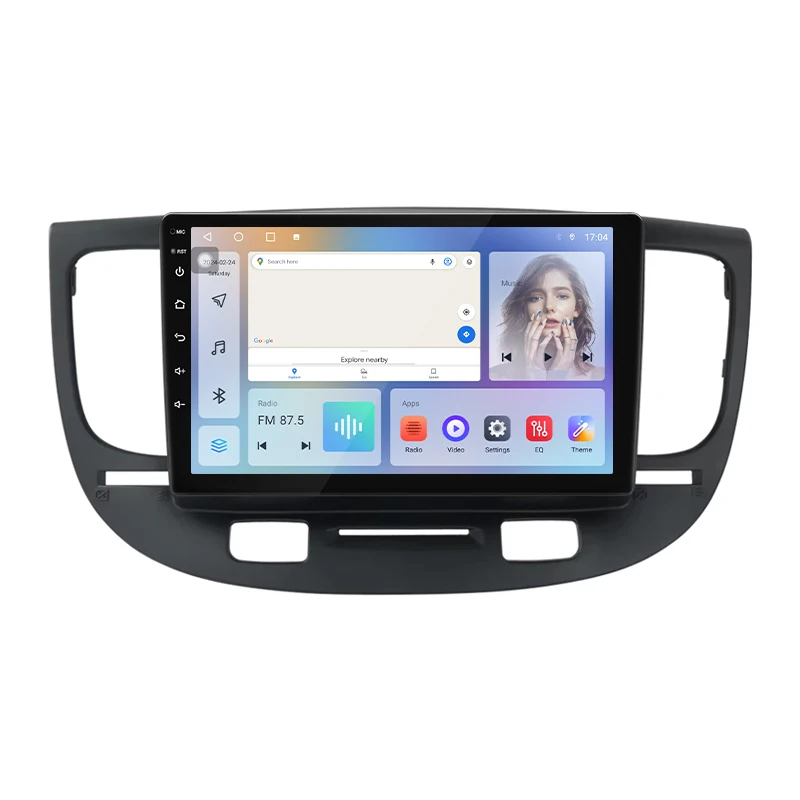 9 Inch Universal Android 12 Autoradios Touch Screen Stereo Carplay & Android Auto Car Radio Multimedia Player For KIA Rio2