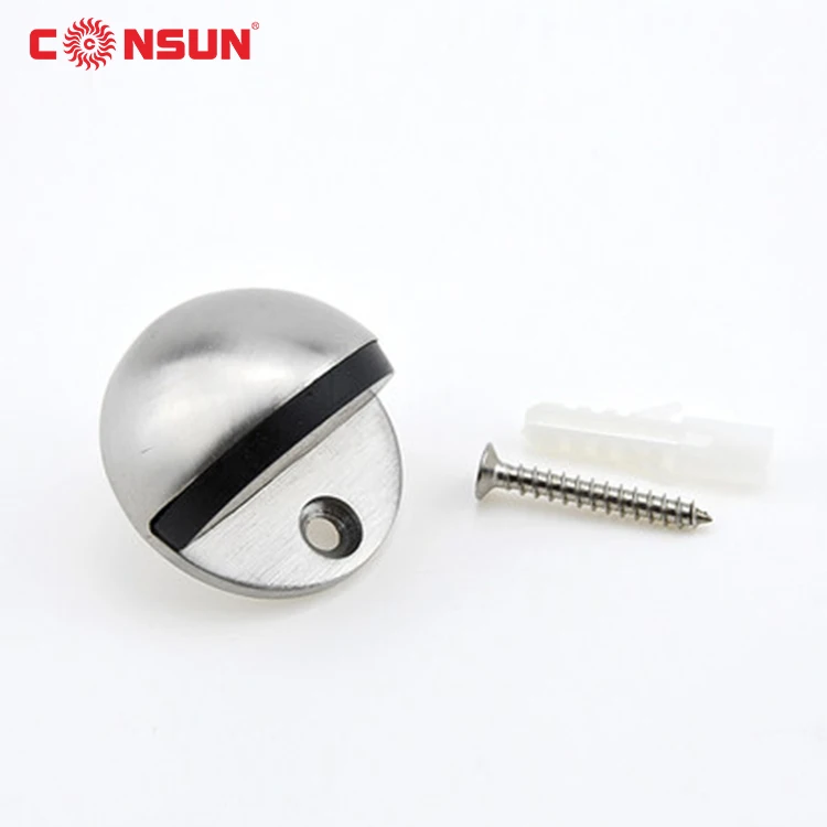 Furniture Hardware Half Moon Stainless Steel 304 Rubber Door