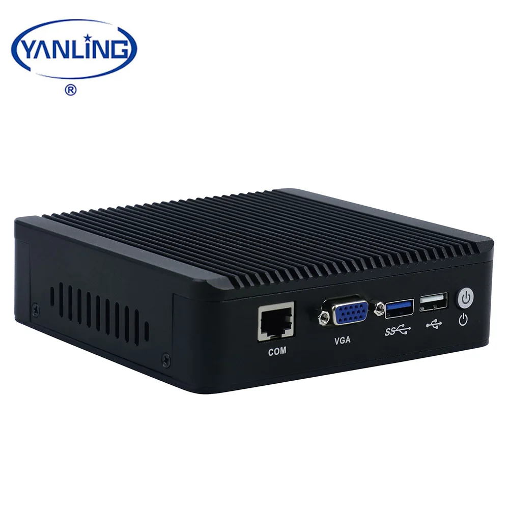 Брандмауэр системный блок Intel J1900 nano безвентиляторный мини ПК Pfsense маршрутизатор сервер с 4Lan