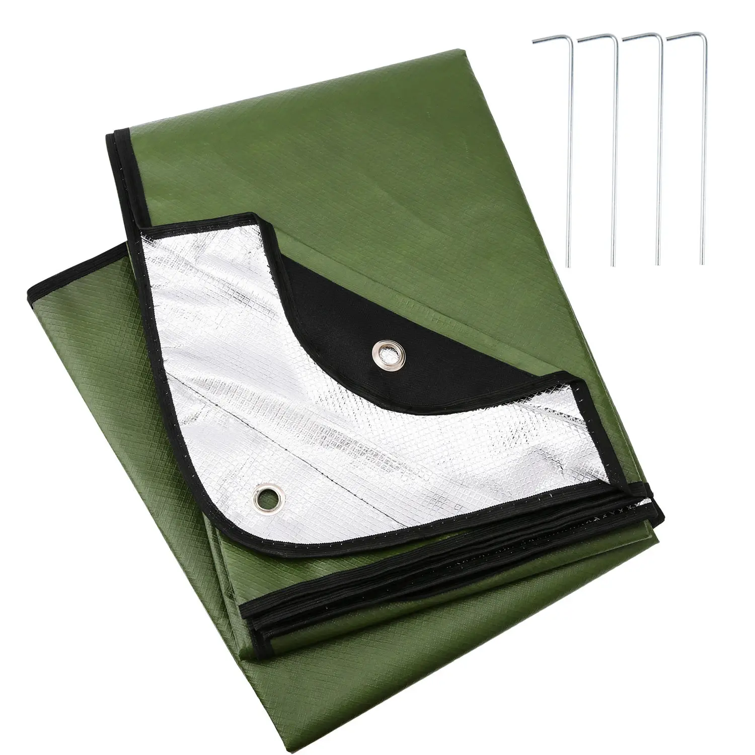 outdoor Waterproof windproof emergency blankets Heavy Duty Survival Blanket Tarp