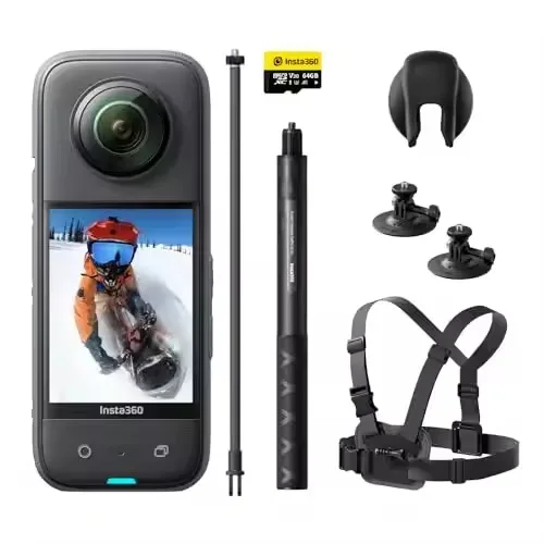 Новая распродажа Экшн-камера insta 360 X3 5 7 K видео 10 м водонепроницаемая для стабилизации состояния Insta ONE X 3 Спортивная камера